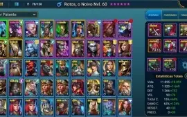 CONTA RAID HELICATH, ROTOS, CANIBAL, 13 LENDARIAS, MADAME,