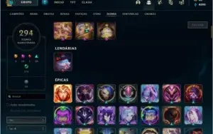 Conta de League of Legends Level 514 Skins 403