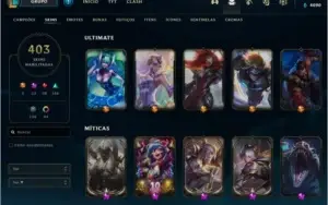 Conta de League of Legends Level 514 Skins 403