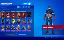 Conta Fortnite com mais de 130 skins + salve o mundo
