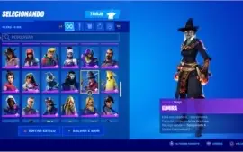 Conta Fortnite com mais de 130 skins + salve o mundo