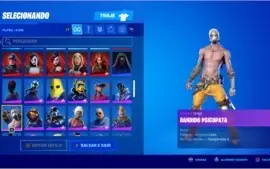Conta Fortnite com mais de 130 skins + salve o mundo