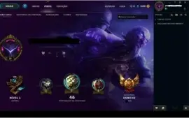 conta de league of legends ouro III