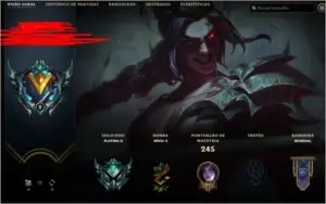 CONTA DO LOL - PLATINA2 13 PDL - 33 SKINS/70 CHAMPS.