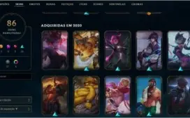 vendendo a minha conta do league of legends com 86 skins