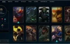 vendendo a minha conta do league of legends com 86 skins