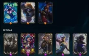 CONTA LOL TODOS CAMPEÕES 520+SKINS