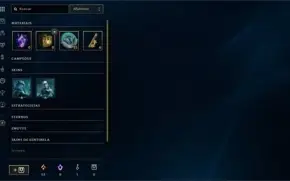 Conta Smurf premiada com diversas skins habilitadas