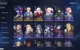 Seele + Clara + Gepard + Arma da Bronya - Honkai Star Rail