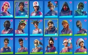 CONTA FORTNITE COM SKINS RARAS & 156 JOGOS
