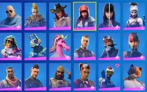 CONTA FORTNITE COM SKINS RARAS & 156 JOGOS