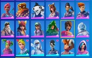 CONTA FORTNITE COM SKINS RARAS & 156 JOGOS