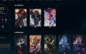 Conta Lol (133 skins) e Valorant (2 skins)