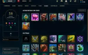 Conta Ferro 1 com 20 Champs e 3 Skins