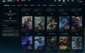 Conta Ferro 1 com 20 Champs e 3 Skins