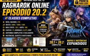 Base rAthena 2024 Premium | Episódio 20.2 | 4ª Classes |