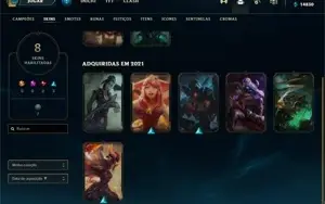 Conta de League of Legends Mestre