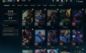 Conta Diamante 4 com 100 Champs e 83 Skins