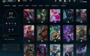 Conta Diamante 4 com 100 Champs e 83 Skins