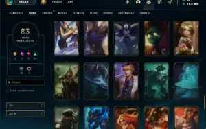 Conta Diamante 4 com 100 Champs e 83 Skins