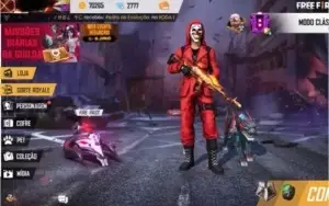 Conta Free FIRE com todos Passes e TODOS SORTE ROYALES