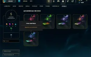 Prata 3 com 45 Champs e 17 Skins