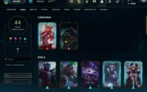 Fullacesso - Conta De 2020 - 44 Skins - Level 263 - 152 Camp