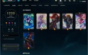 Conta LOL Br c/ Todas SKINS Habilitáveis + Pax Sivir 2011
