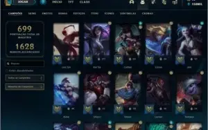 Conta LOL Br c/ Todas SKINS Habilitáveis + Pax Sivir 2011