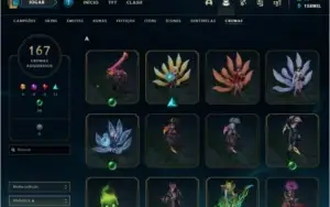 Conta LOL Br c/ Todas SKINS Habilitáveis + Pax Sivir 2011