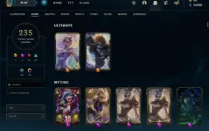 Conta main LOL MMR mestre soloq e challenger flex