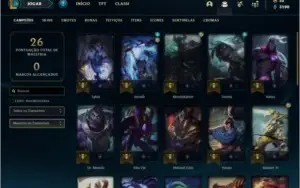 Conta prata 1 com 31 champs e 7 skins