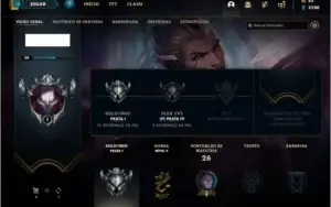 Conta prata 1 com 31 champs e 7 skins