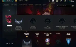 Prata 1 com 150 Champs e 144 Skins ( MAIN SUP / ADC )