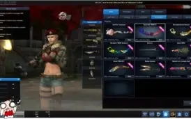 Conta Point Blank: Tenente Coronel 3 com vários itens.