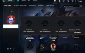 Conta Unranked com 110 Champs e 141 Skins + 1 Prestigio