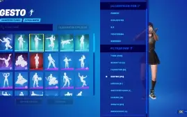 Fortnite 127 skins, 110 picaretas, 125 Mochilas, 800VBUCKS..