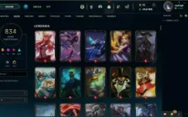 Conta com 834 skins