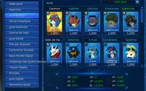 [LADMO] Conta com AOA Perfect - Server ALPHAMON - Skill15/15