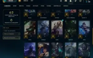 Conta bronze 2 com 32 Champs e 12 Skins