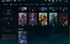 Conta bronze 2 com 32 Champs e 12 Skins