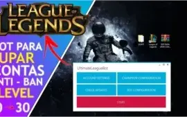 LEAGUE OF LEGENDS - BOT PARA UPAR CONTAS