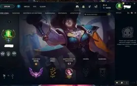 Conta league of legends Servidor BR Elo Mestre