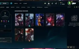 Conta league of legends Servidor BR Elo Mestre