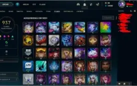 CONTA LOL DE COLECIONADOR 1248 SKINS+ E MUITAS OUTRAS COISAS