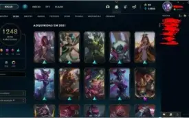 CONTA LOL DE COLECIONADOR 1248 SKINS+ E MUITAS OUTRAS COISAS