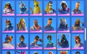 conta de fortnite season 4 full até a atual