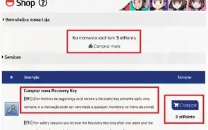 Conta de Otpokemon mundo Red