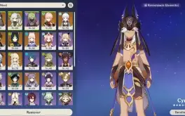 conta genshin Cyno, Nahida, kazuha entre entrous