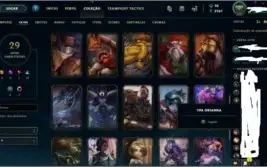 vendo conta de lol, gold 3 (ex plat)+29skins!!